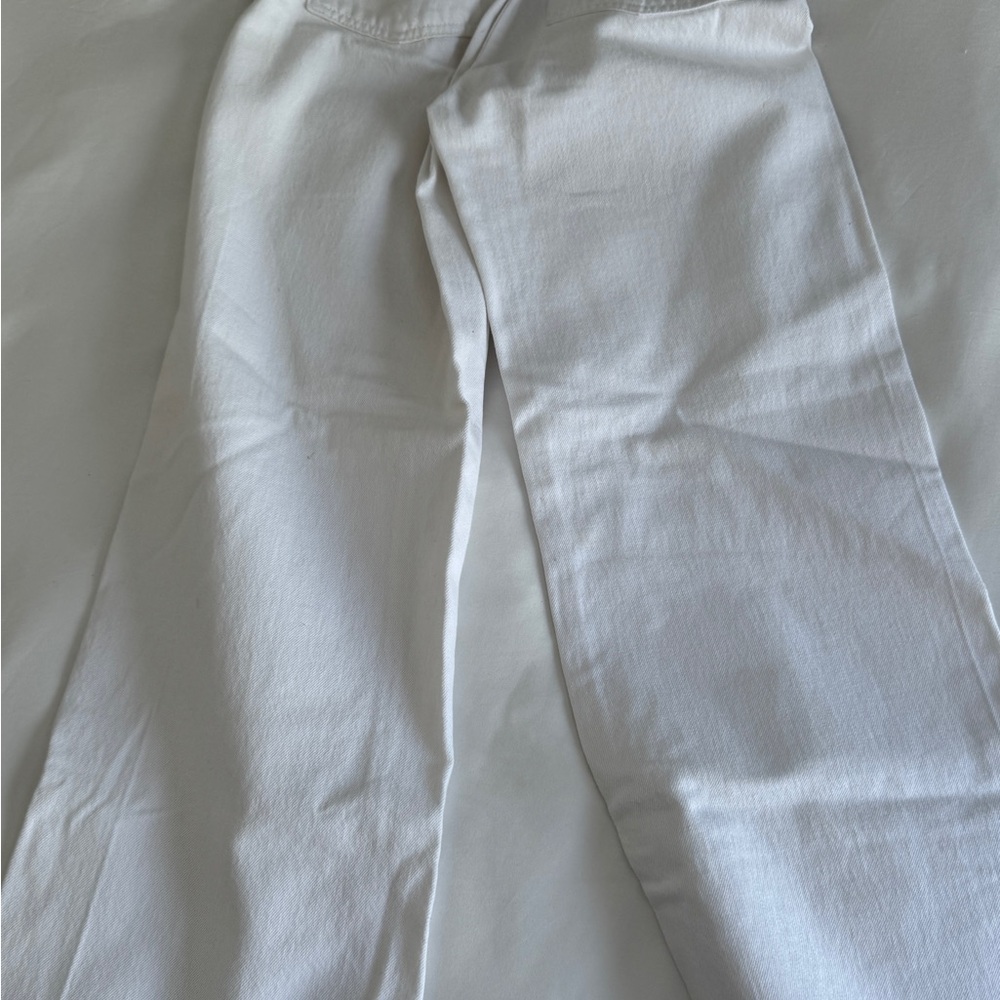 White Flared Pants
